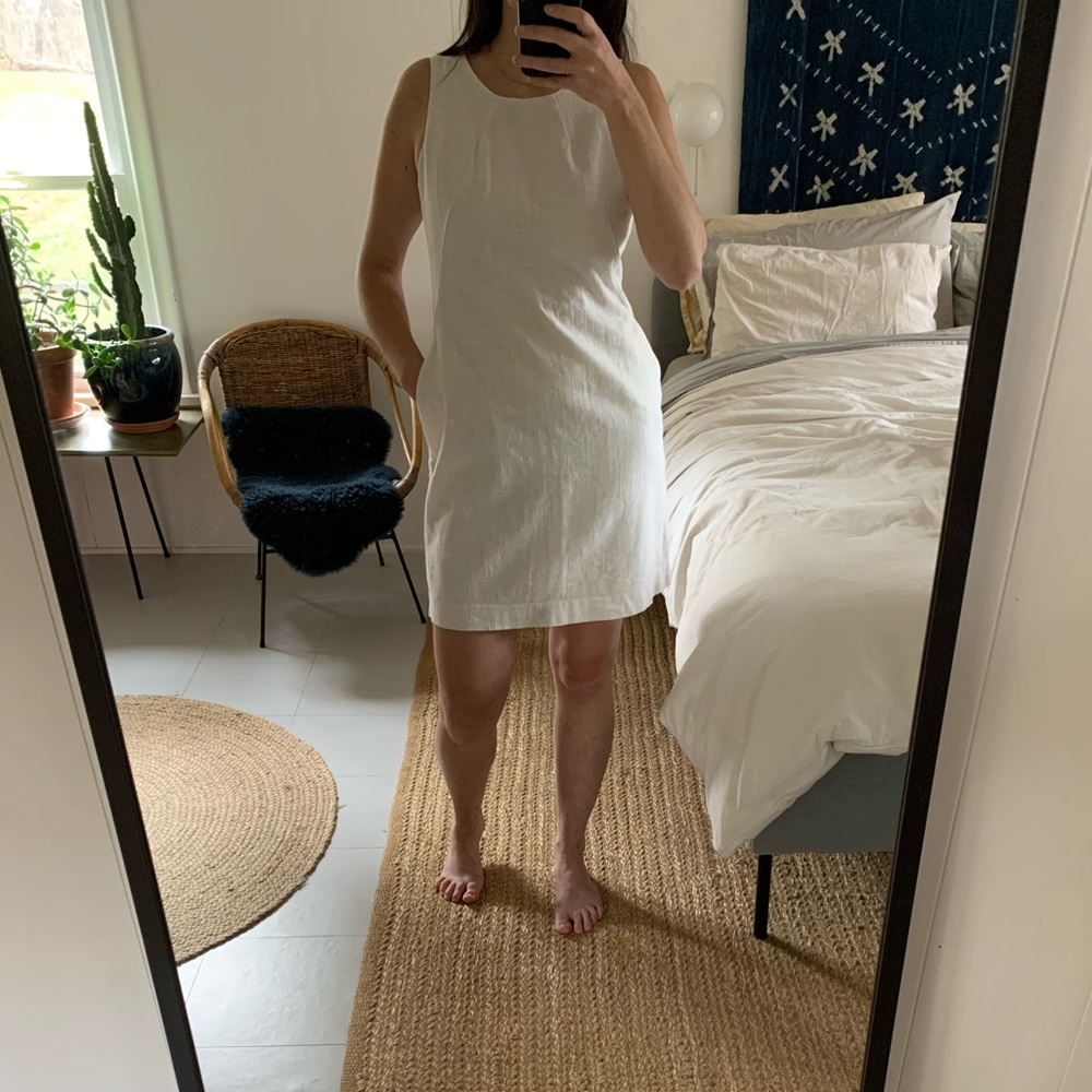 Cotton and linen dress